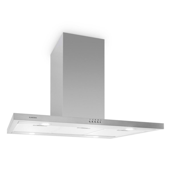 Klarstein Bonita 90cm Ducted Island Cooker Hood Wayfair.co.uk
